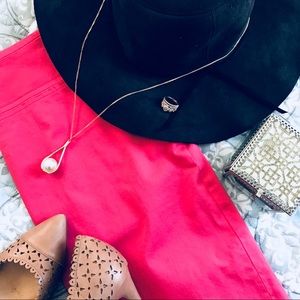 The Limited - pink pencil skirt - Size 2